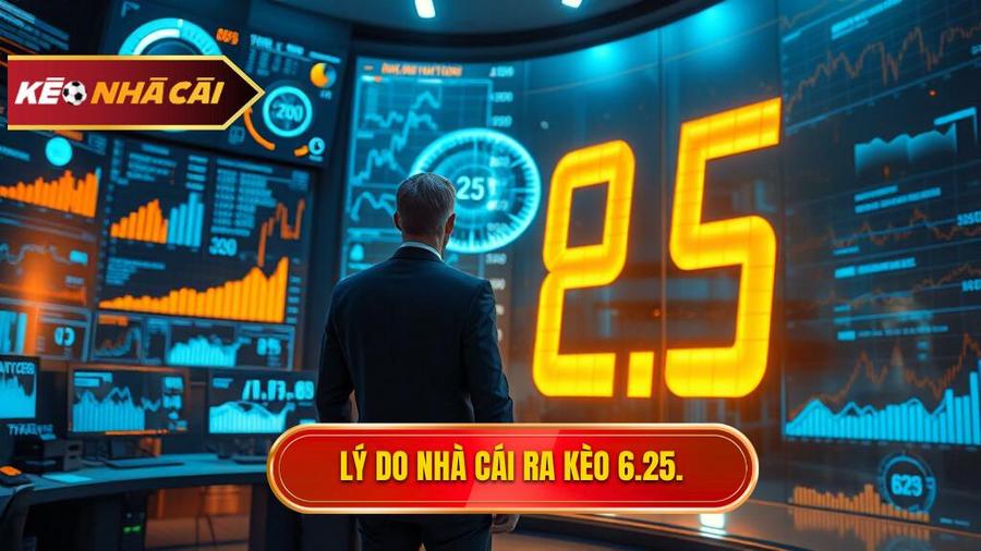 Tại sao nhà cái ra kèo 6.25?