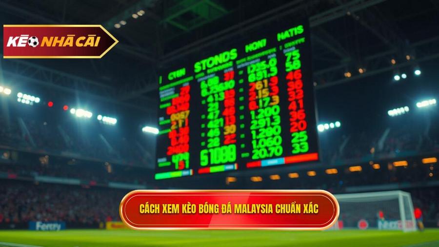 Cách đọc và tính tiền Kèo bóng đá Malaysia chi tiết