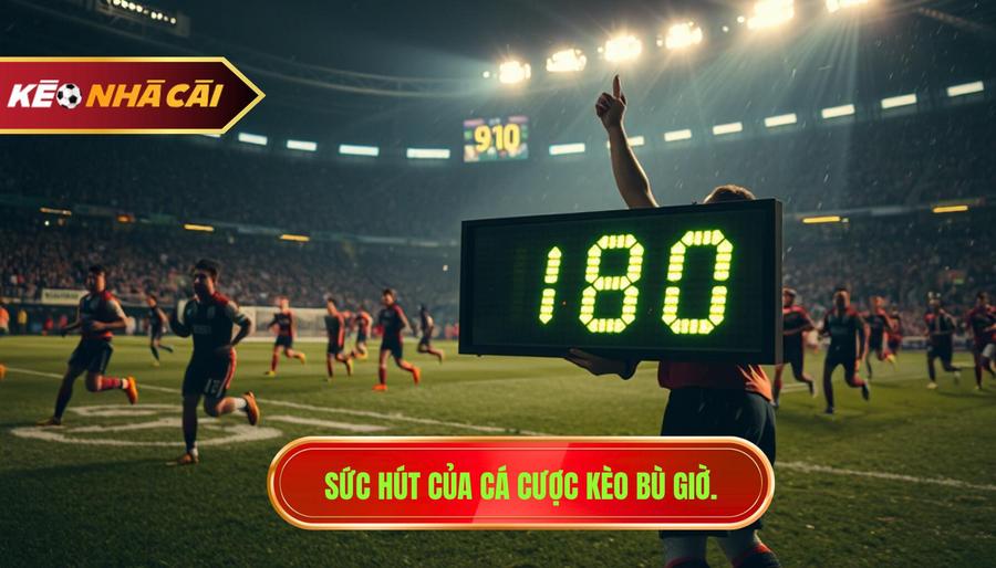 Sức hút của cá cược kèo bù giờ.