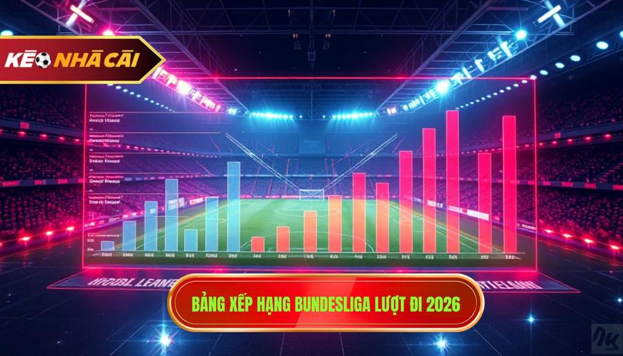 Bảng xếp hạng Bundesliga lượt đi 2026