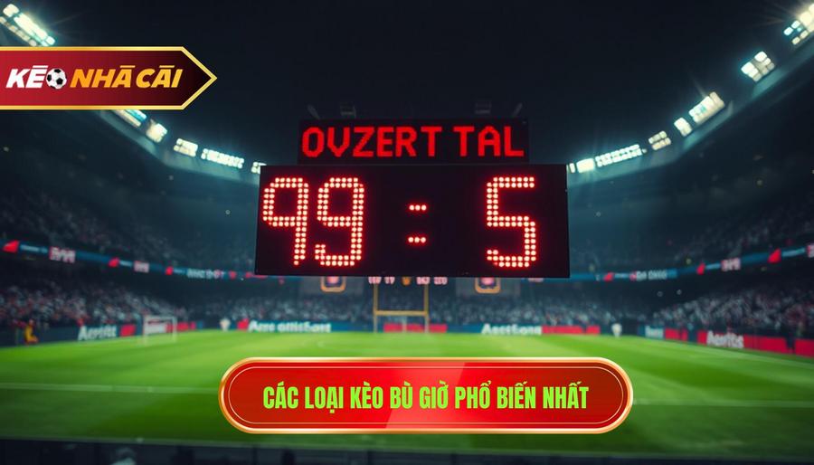 Các loại kèo bù giờ phổ biến nhất