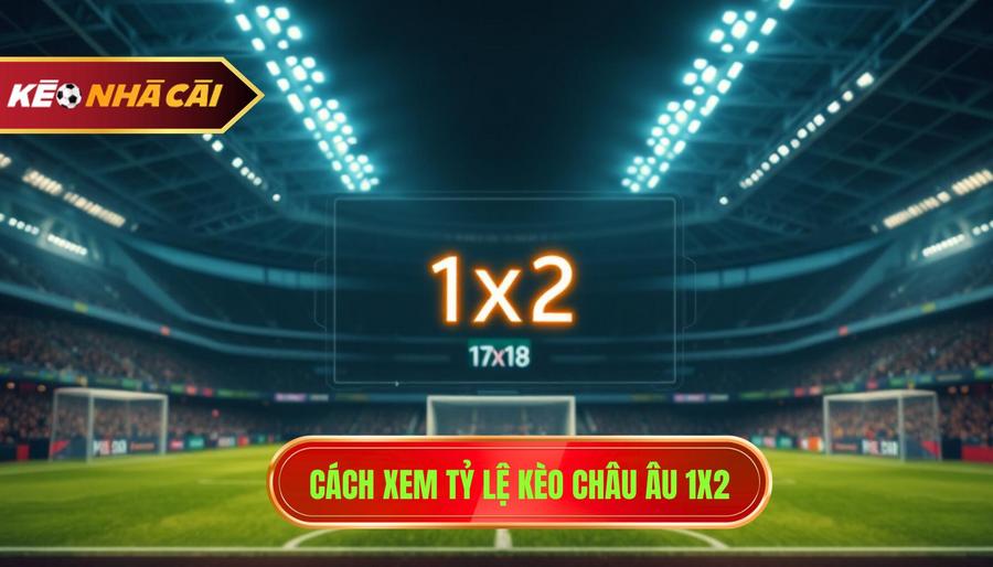 Cách xem tỷ lệ kèo Châu Âu 1x2